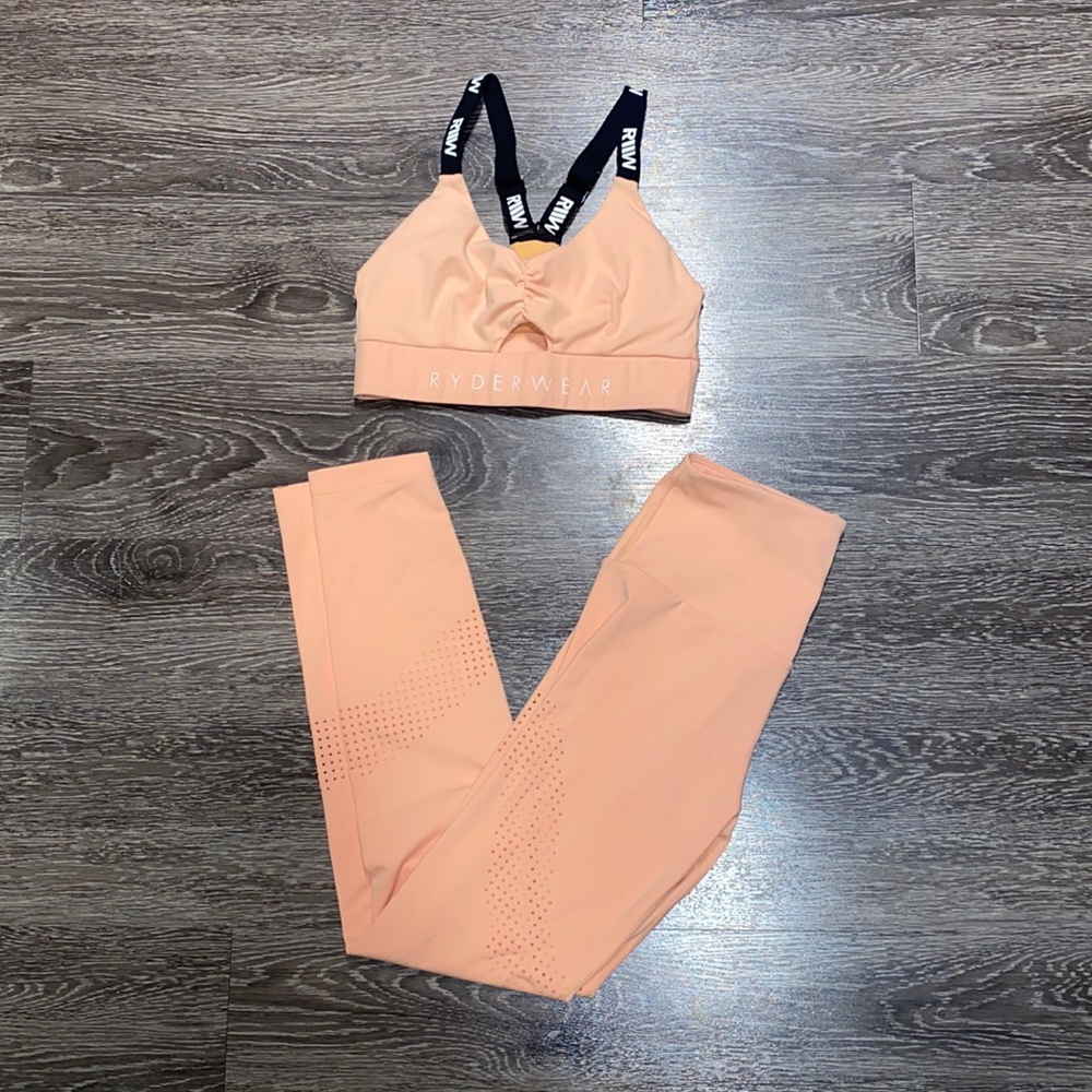 Peach Ryderwear Workout Set